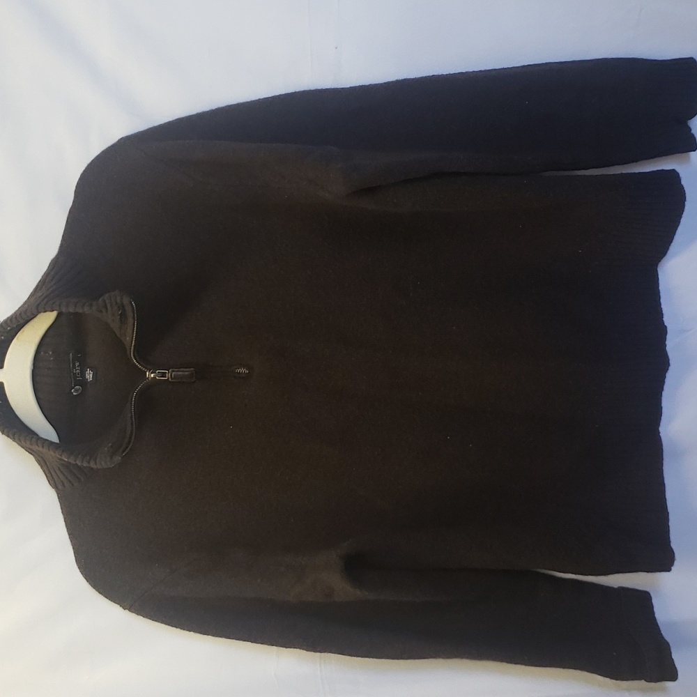 J. Crew Lambswool sweater 3/4 zip